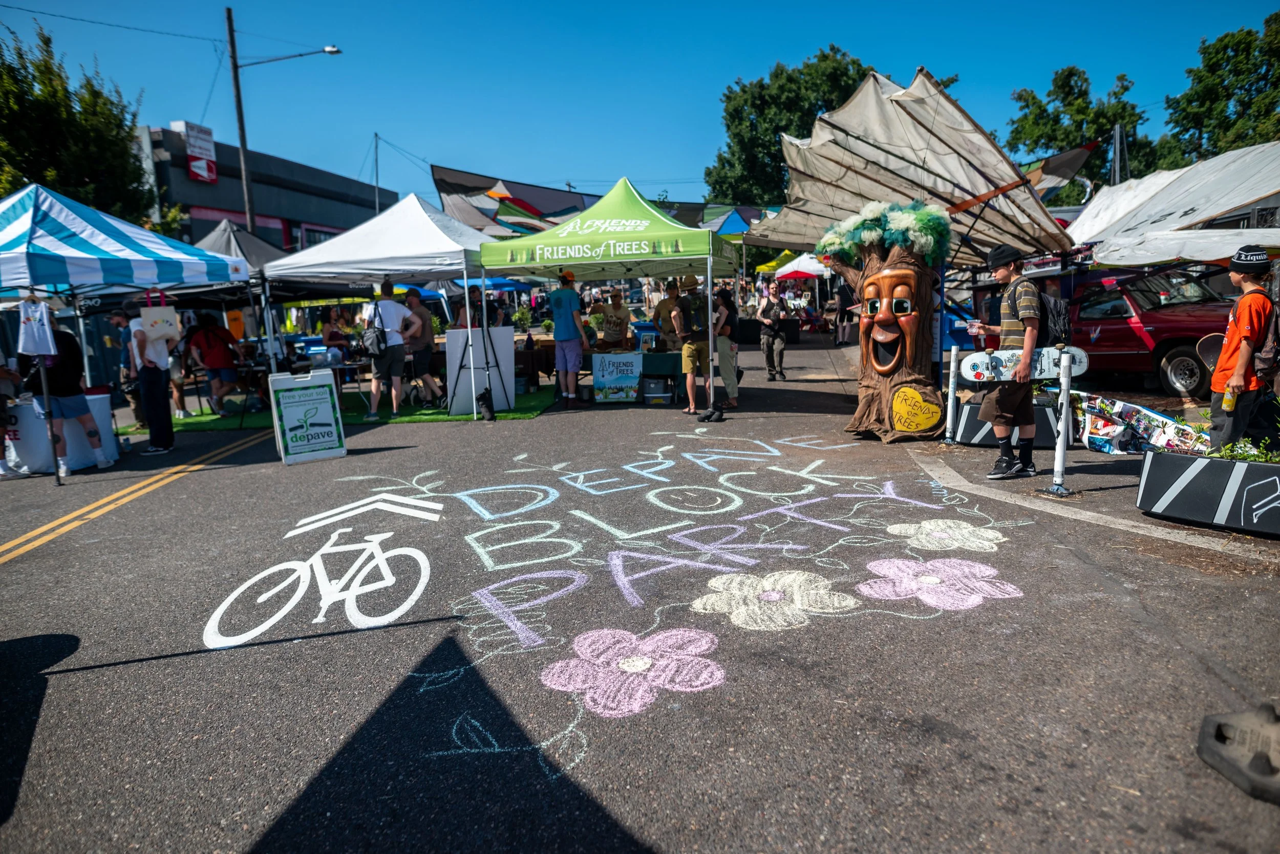 Photo of the Depave Block Party